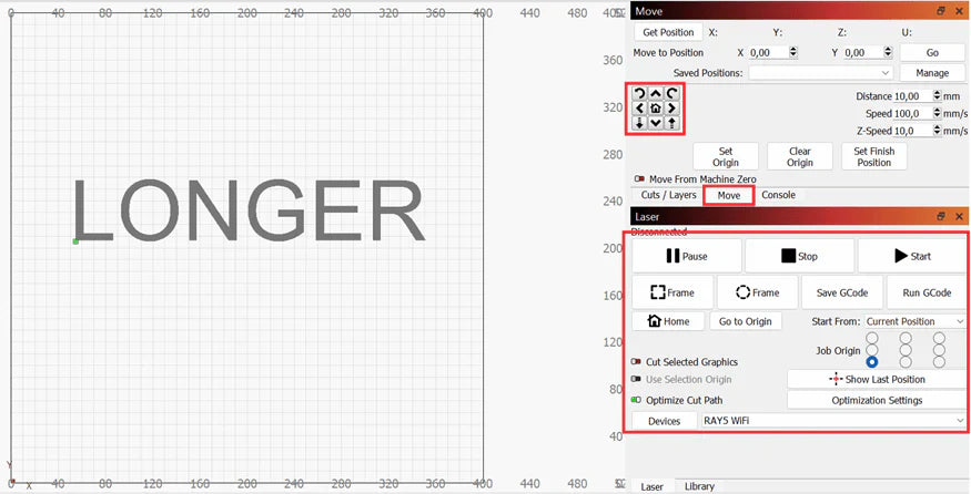 LONGER Research: Lightburn WiFi Bridge - Longer Ray5
