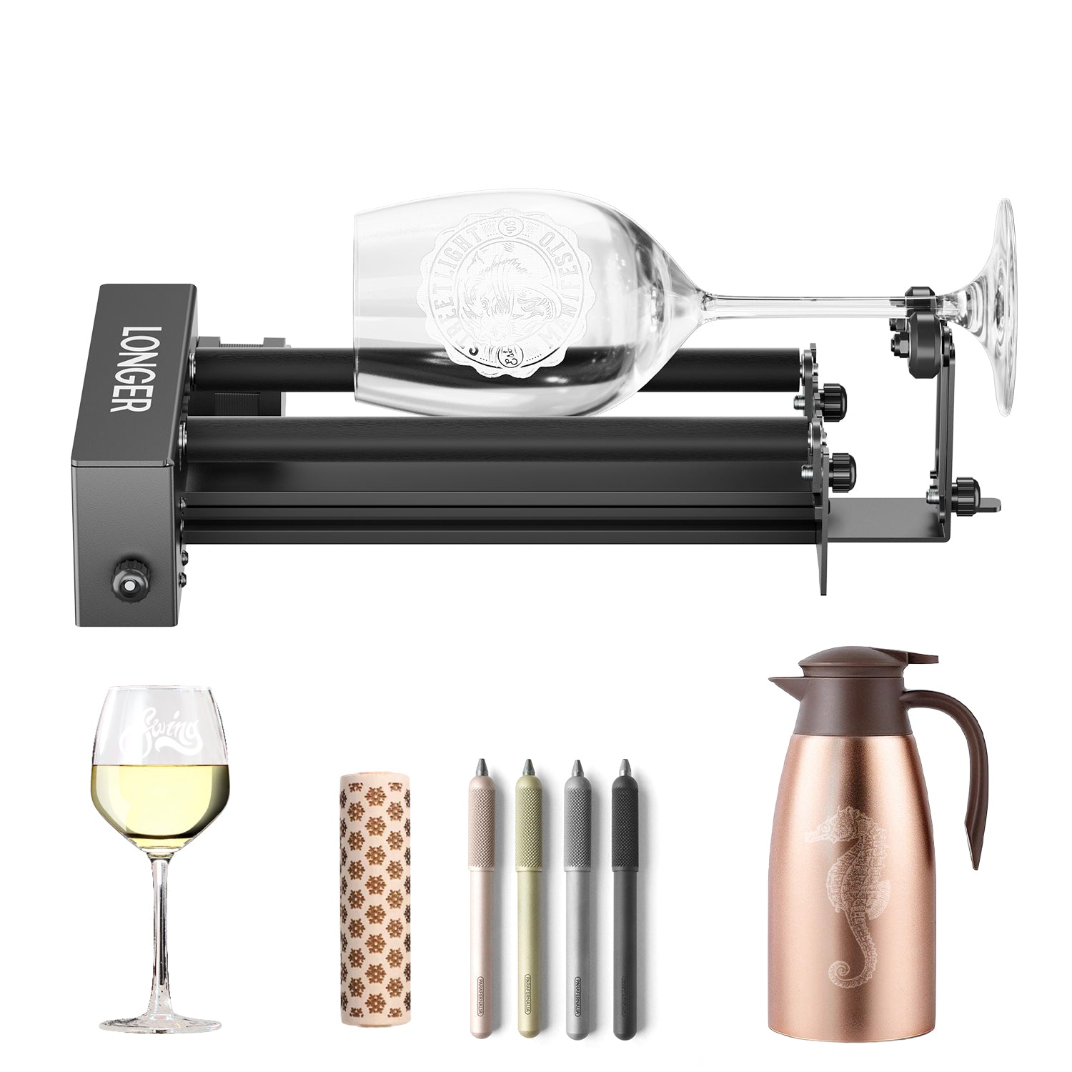 Rotary Roller Upgrade Kits for Laser Engraver