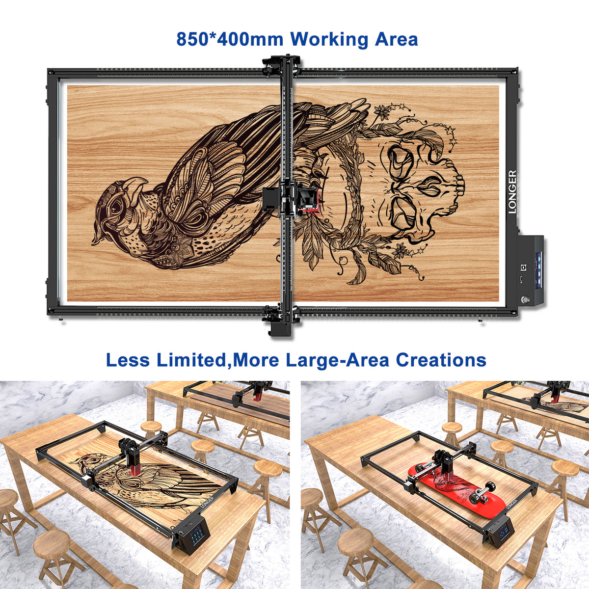 Extension Kit for Longer Ray5 Laser Engraver(XY Axis)