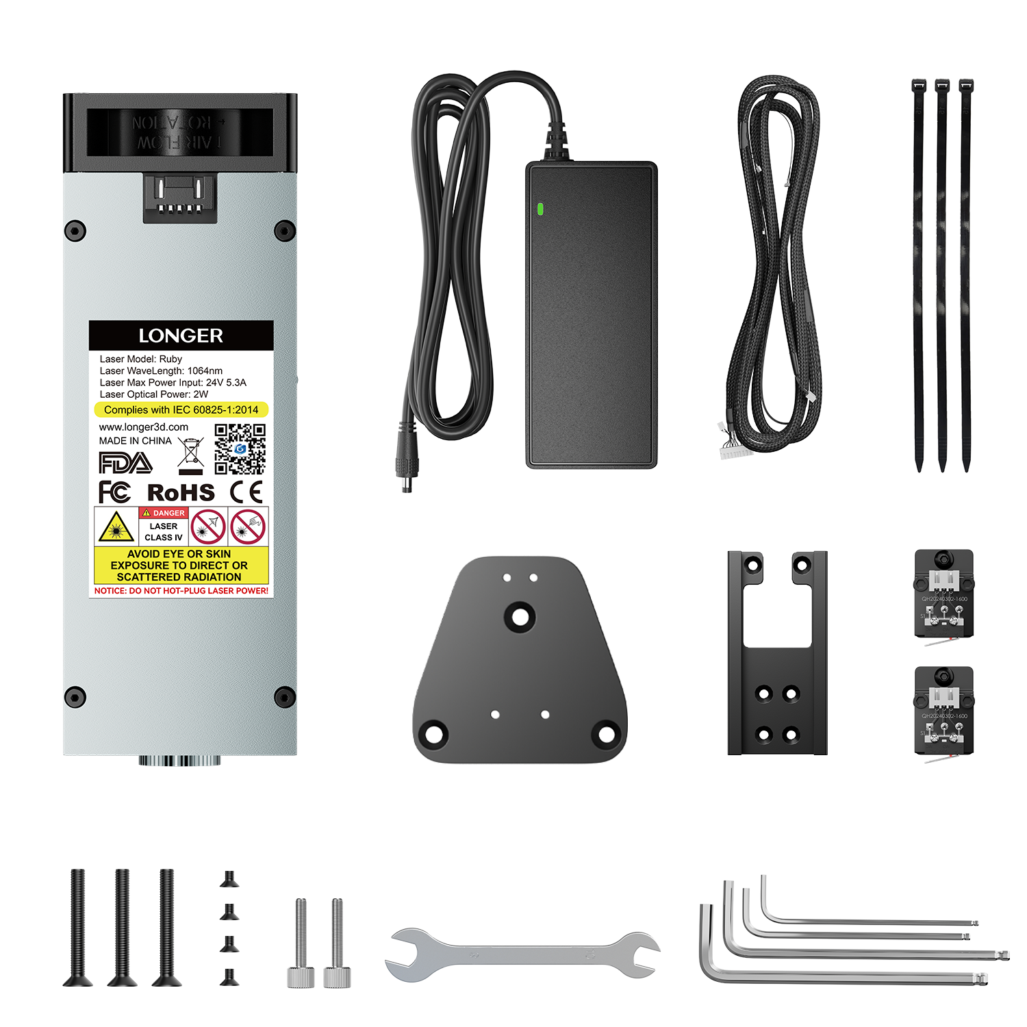 LONGER Ruby Pulsed Infrared Laser Module for Laser B1 / Ray5 Series