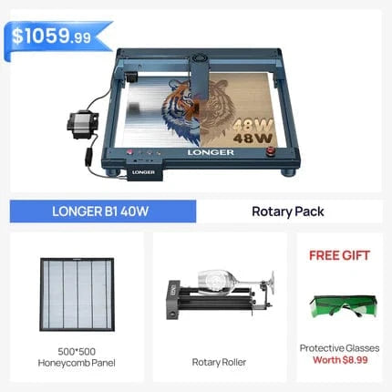 Longer B1 30W/40W Laser Engraving Machine