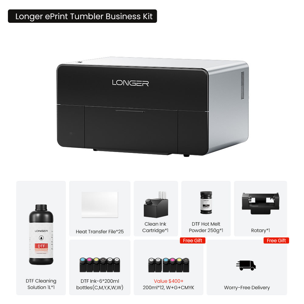 Longer ePrint Dual-head UV Printer