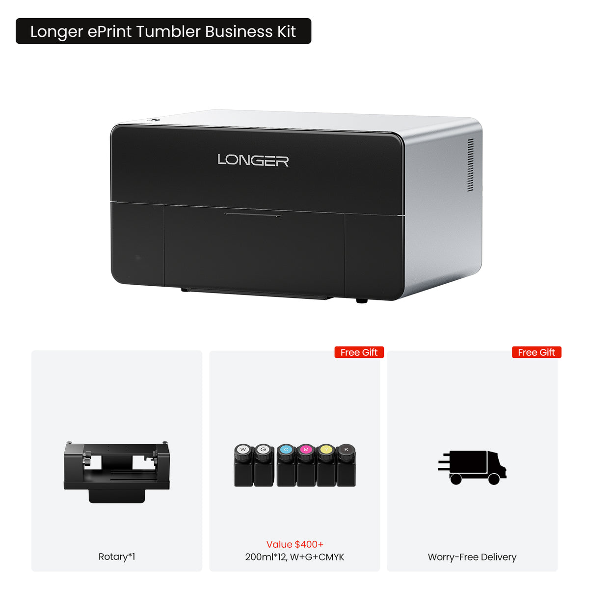 Longer ePrint Dual-head UV Printer