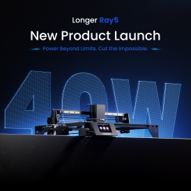 The All-New Ray5 40W — Ultra-Fine Laser Engraver, Smarter Control, Full Upgrade