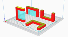 Item’s positioning on the printing bed