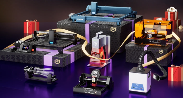 Ring in the New Year with LONGER — Limited-Time Laser Engraver Deals to Make Creative Gifts Shine