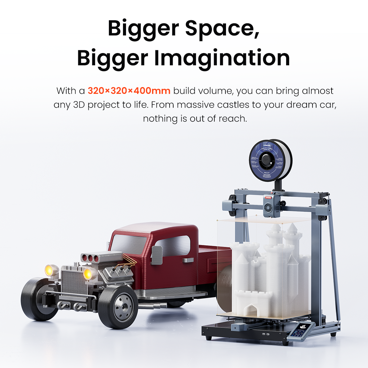 LK10 Plus FDM 3D Printer