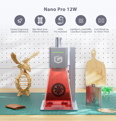 Longer Nano Pro 12W & Nano 6W Portable Laser Engraver
