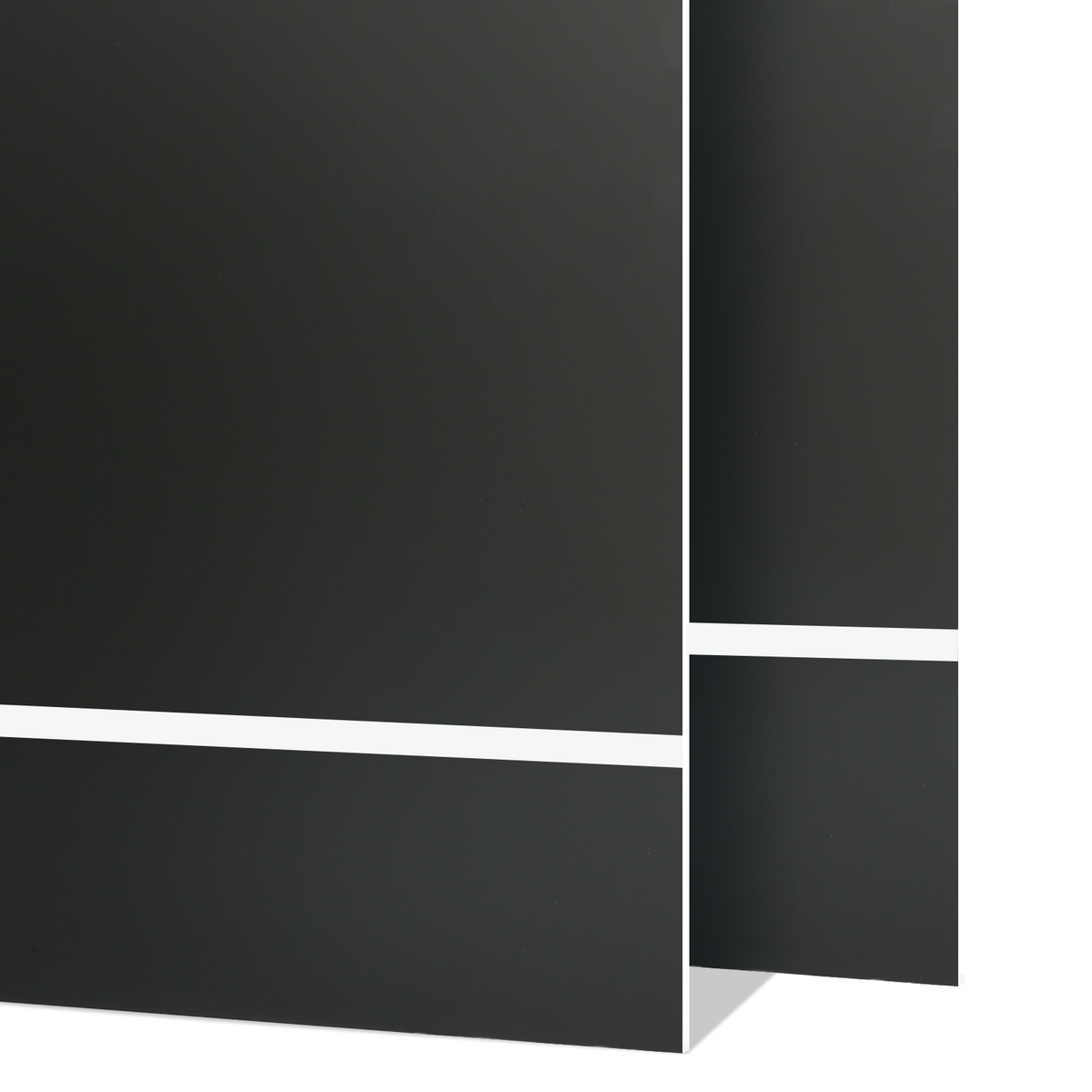 1.3mm to White Two Tone Acrylic Sheet
