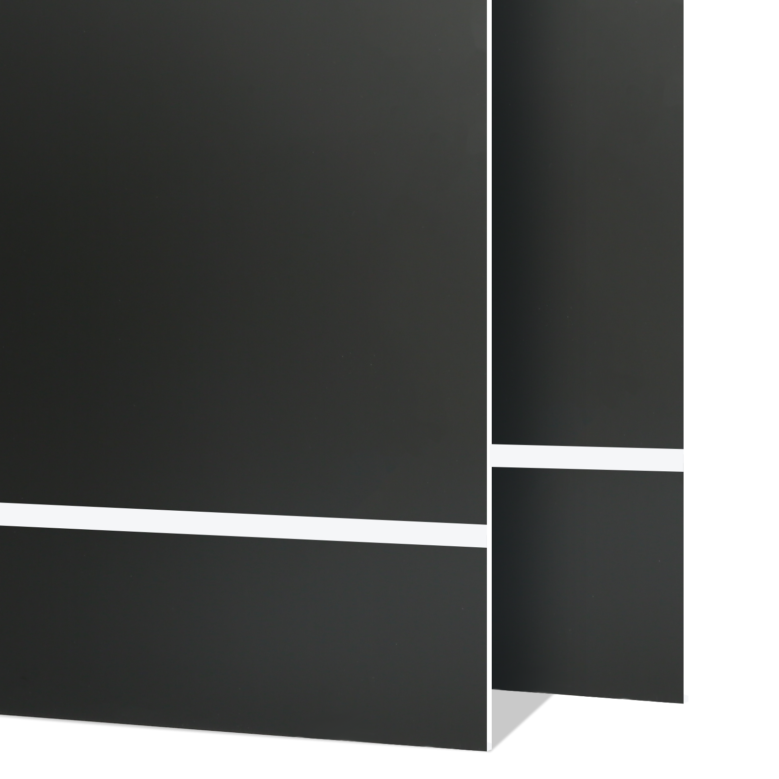 1.3mm to White Two Tone Acrylic Sheet
