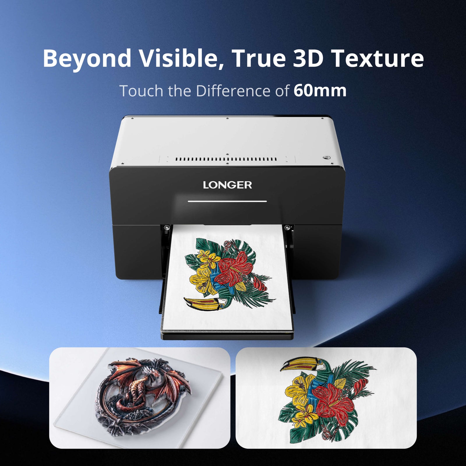 Longer ePrint Dual-head UV Printer