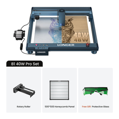 Longer B1 30W/40W Laser Engraving Machine