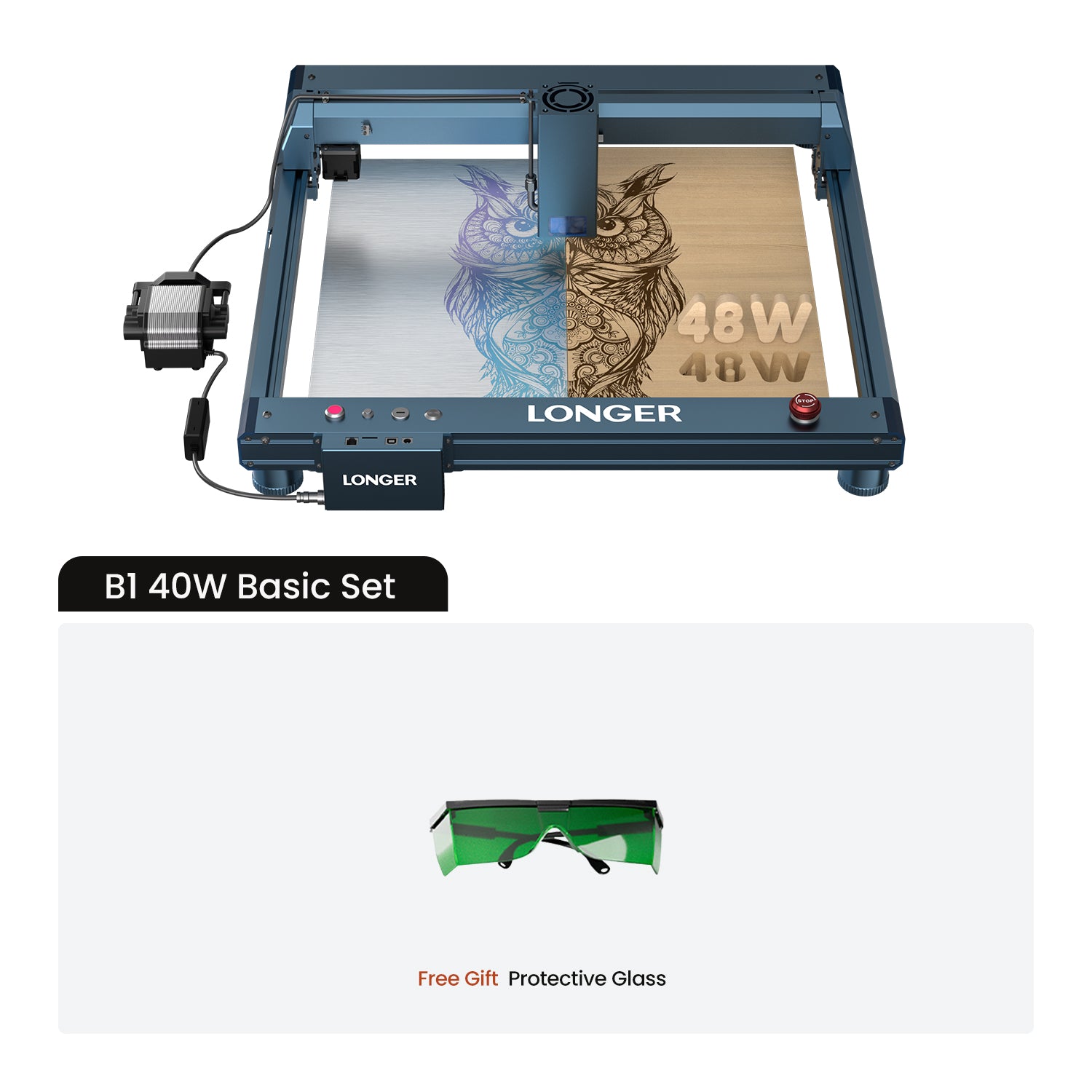 Längere B1 30W/40W Lasergravurmaschine