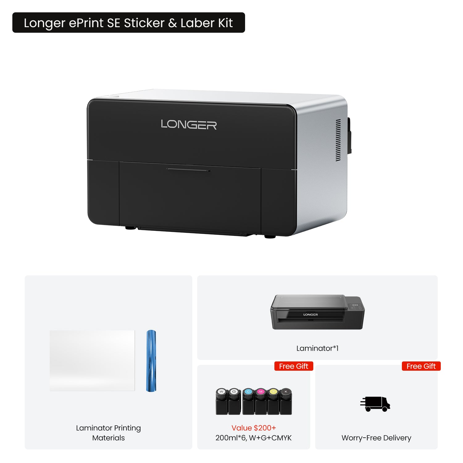 [Pre-order]Longer ePrint Dual-head UV Printer