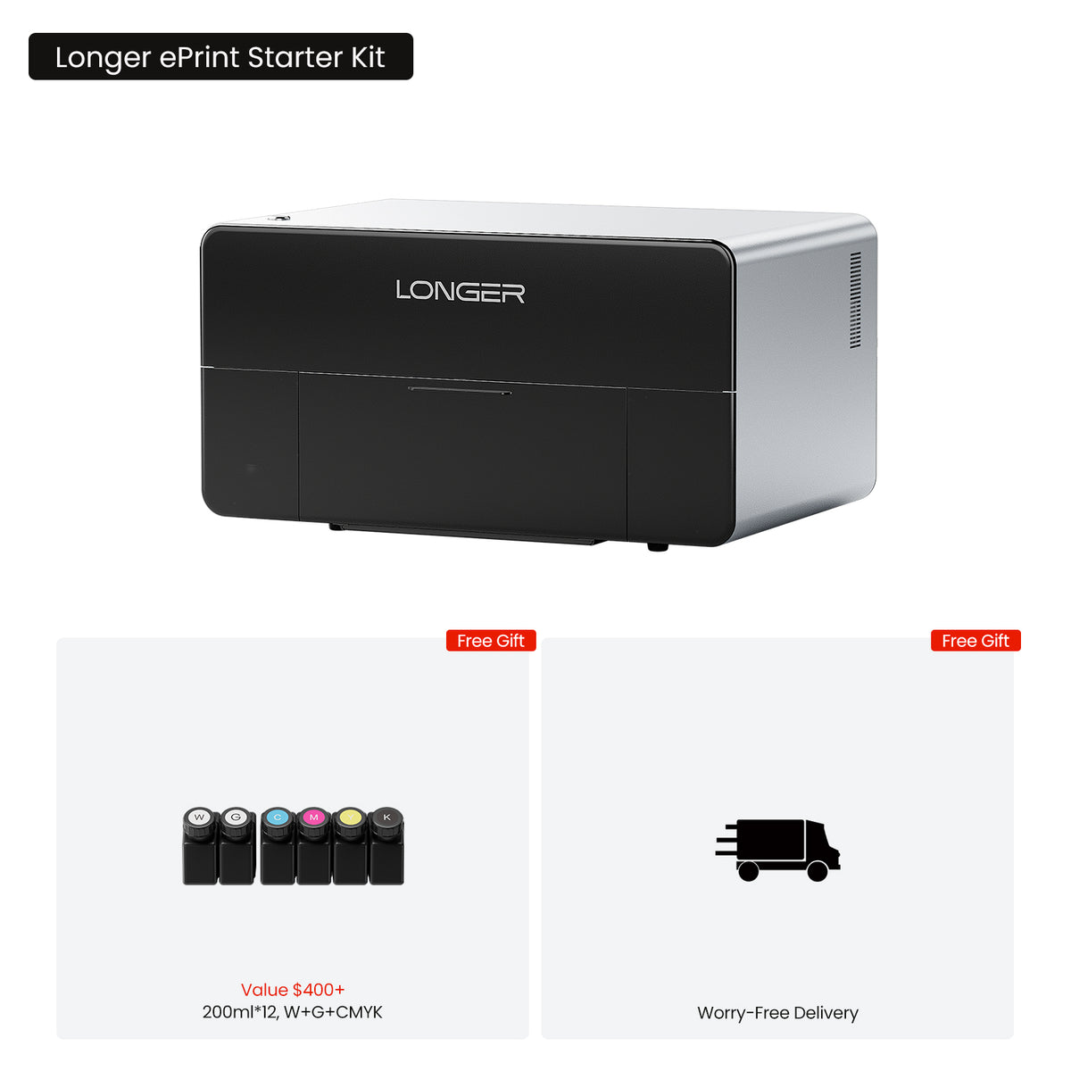 [Pre-order]Longer ePrint Dual-head UV Printer