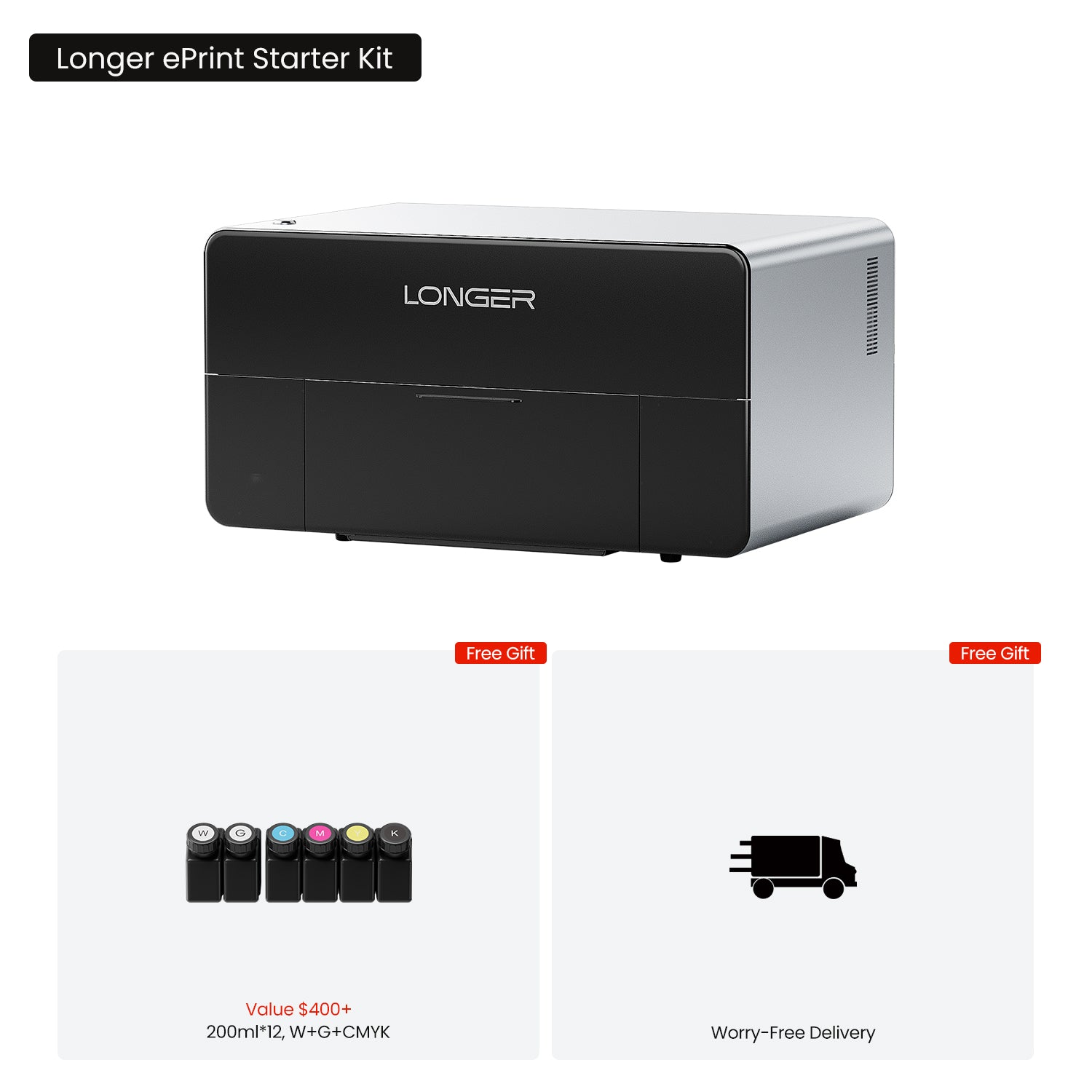 [Pre-order]Longer ePrint Dual-head UV Printer