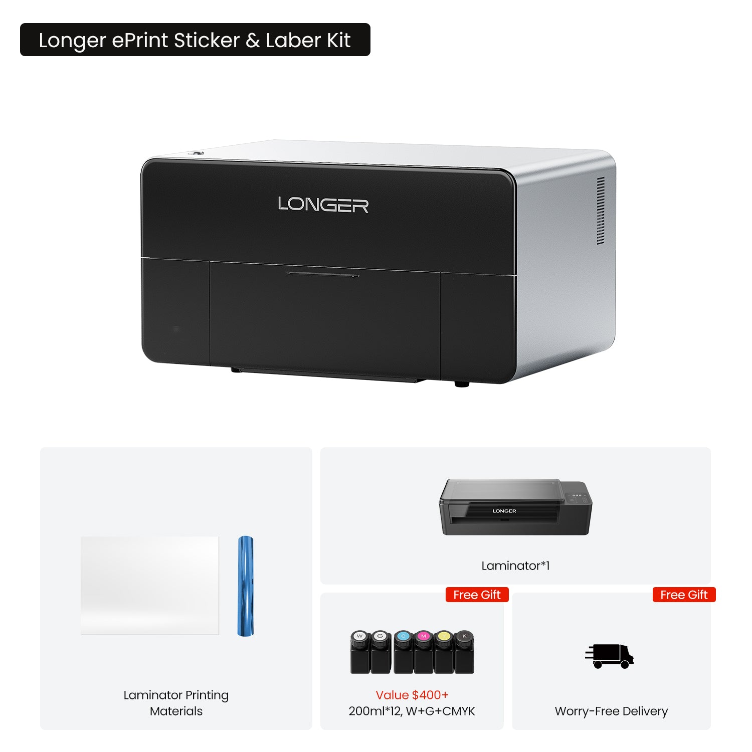[Pre-order]Longer ePrint Dual-head UV Printer