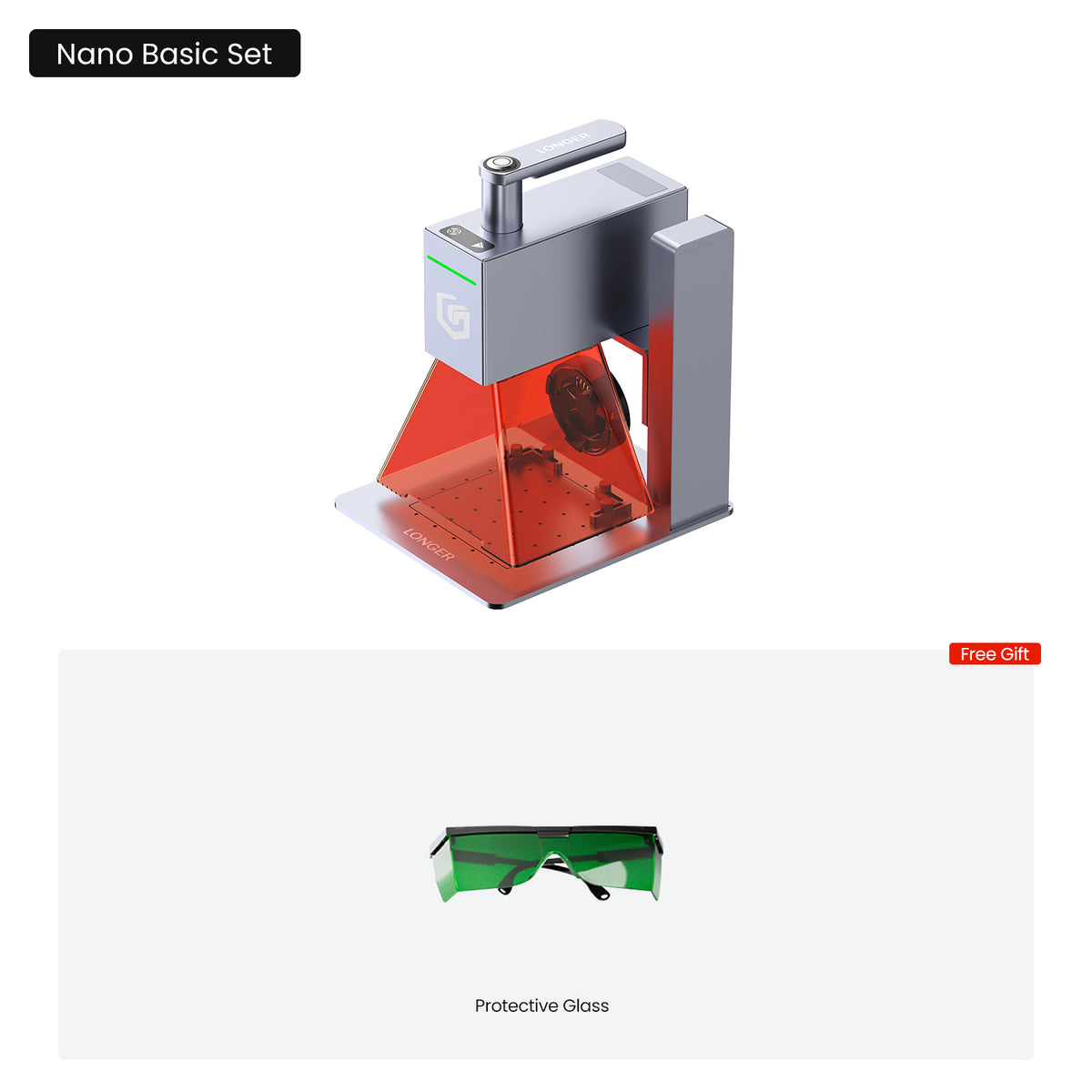 Tragbarer Lasergravierer Longer Nano Pro 12W und Nano 6W