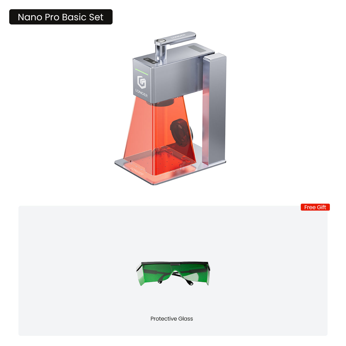 Tragbarer Lasergravierer Longer Nano Pro 12W und Nano 6W