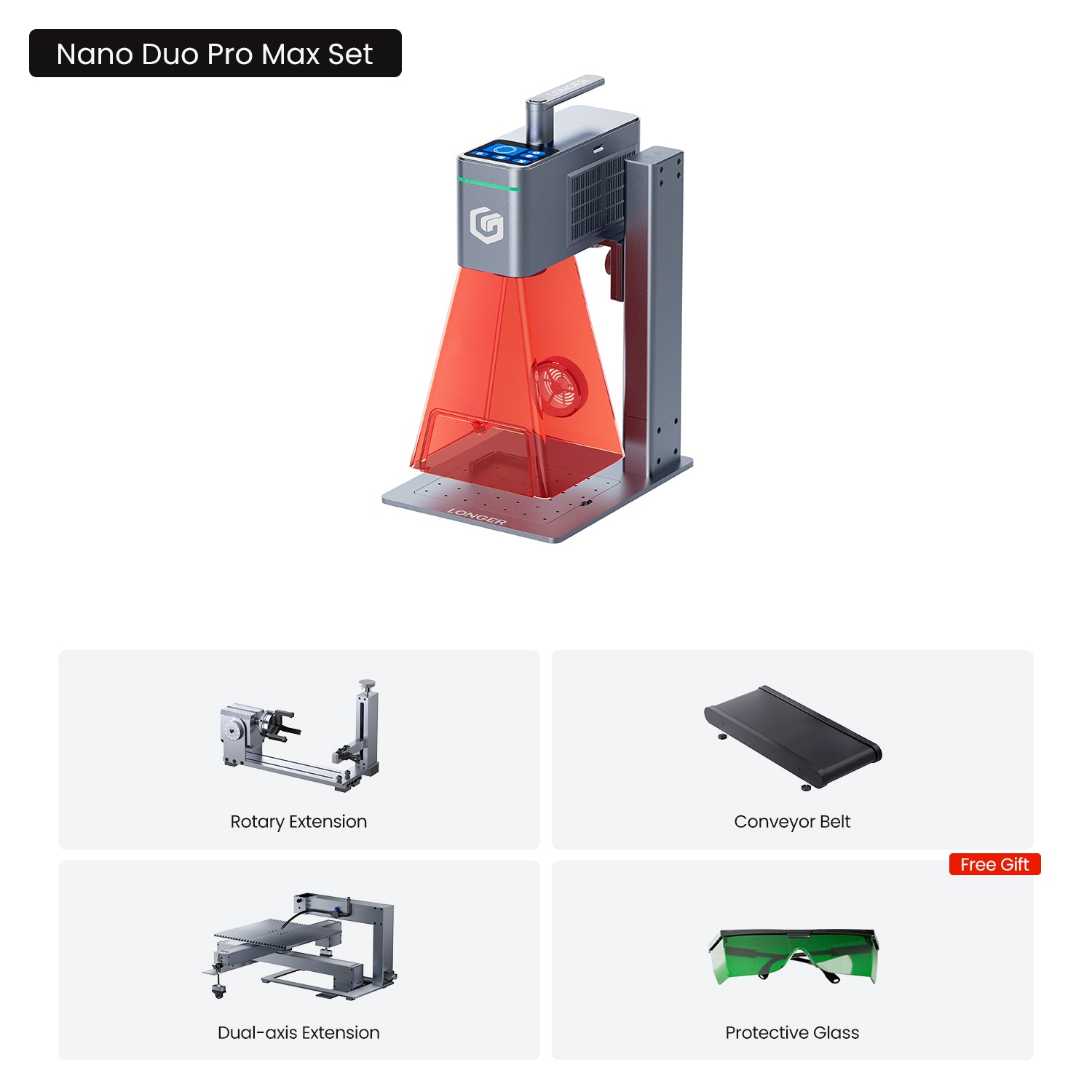 Longer Nano Pro 12W & Nano 6W Portable Laser Engraver