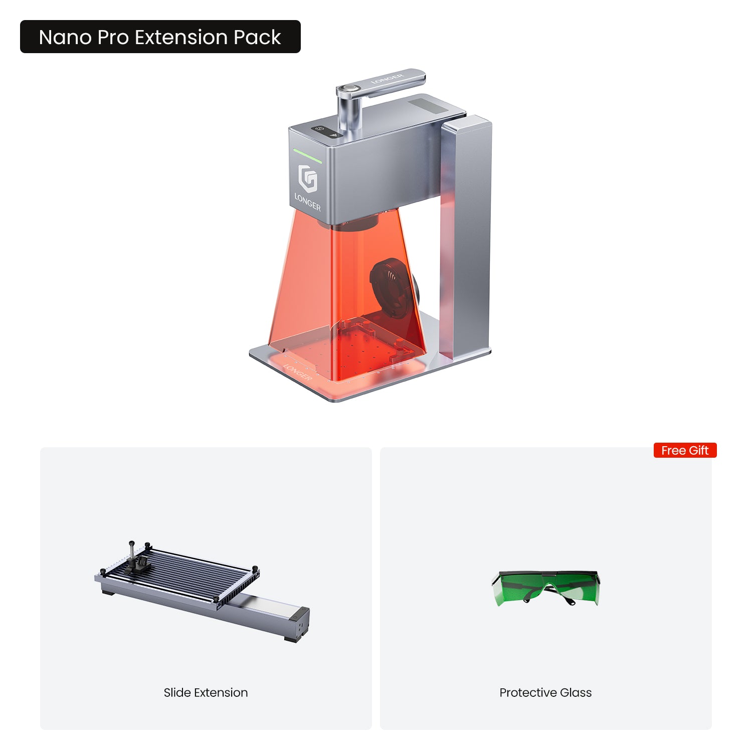 Longer Nano Pro 12W & Nano 6W Portable Laser Engraver