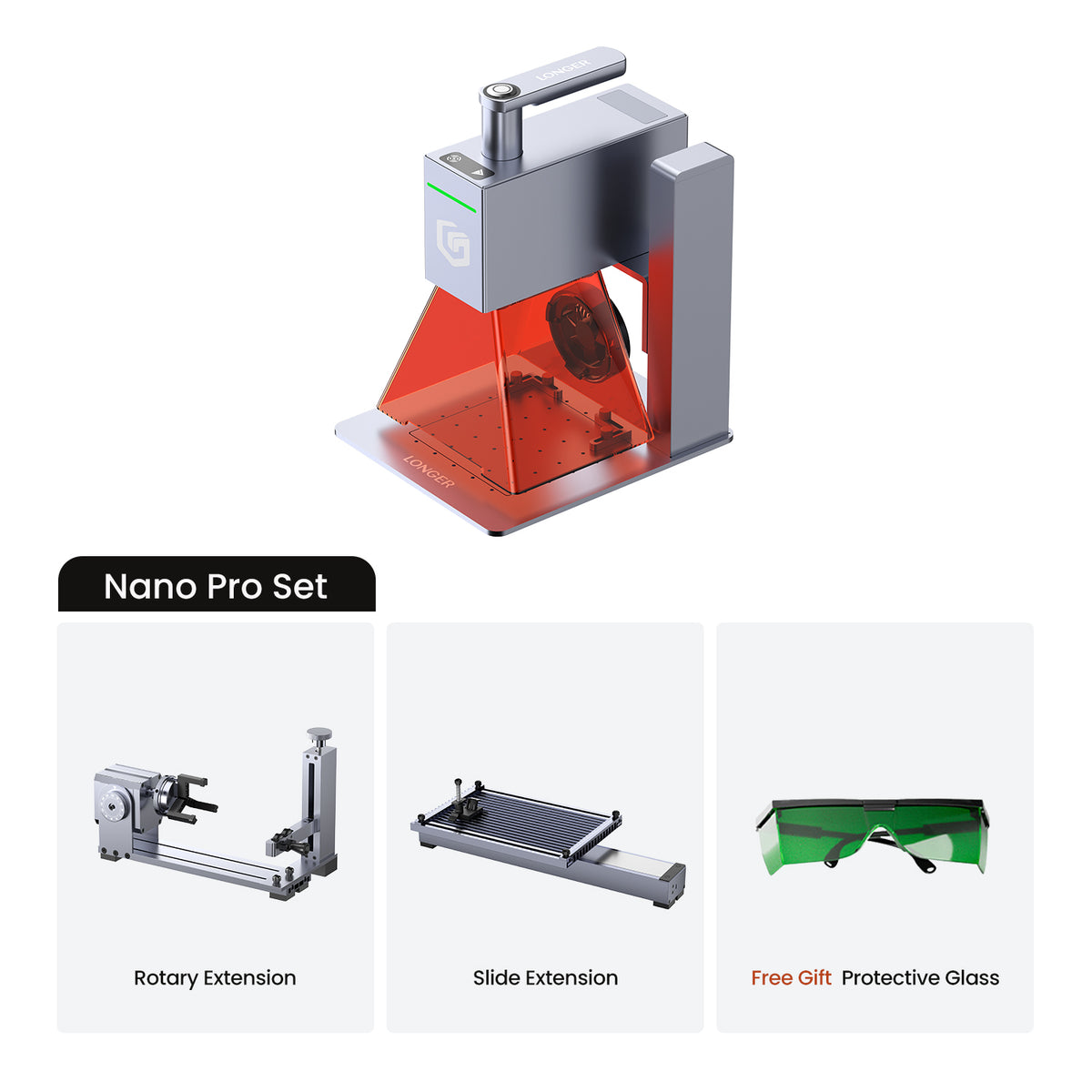Longer Nano Pro 12W & Nano 6W Portable Laser Engraver