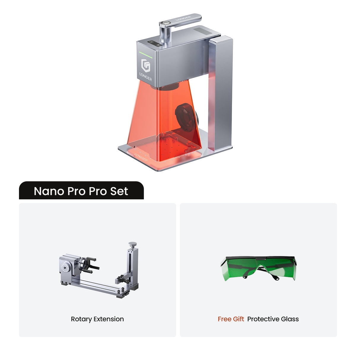 Longer Nano Pro 12W & Nano 6W Portable Laser Engraver