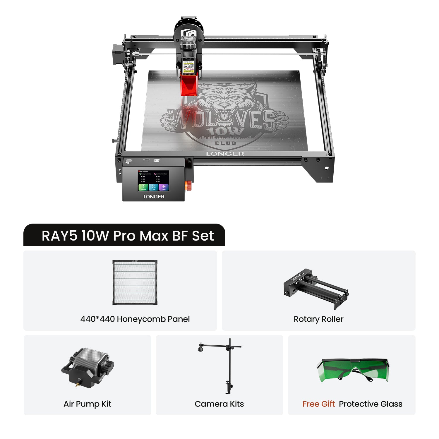Longer Ray5 10W/20W Laser Engraver