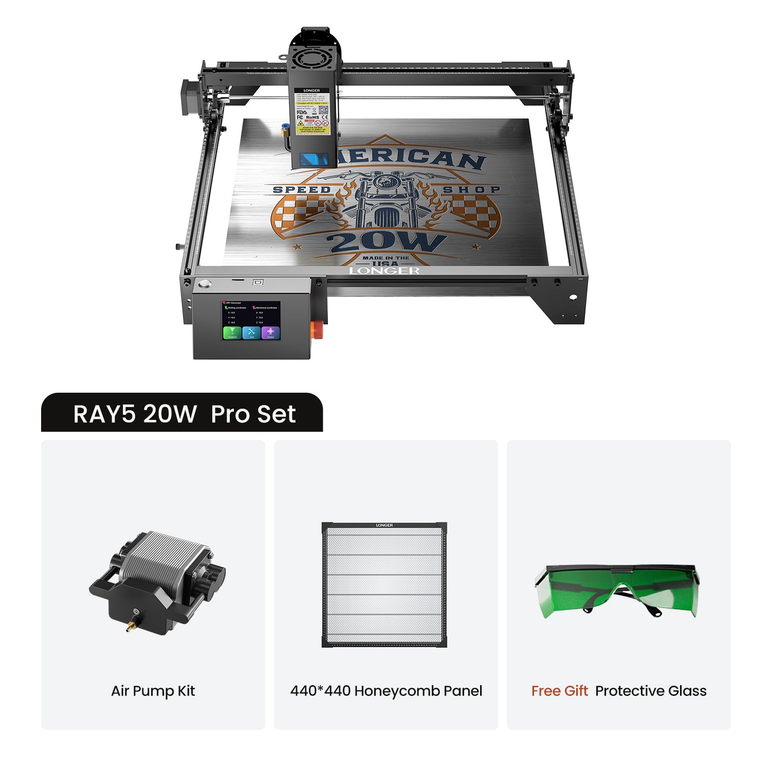 Longer Ray5 20W Laser Engraver