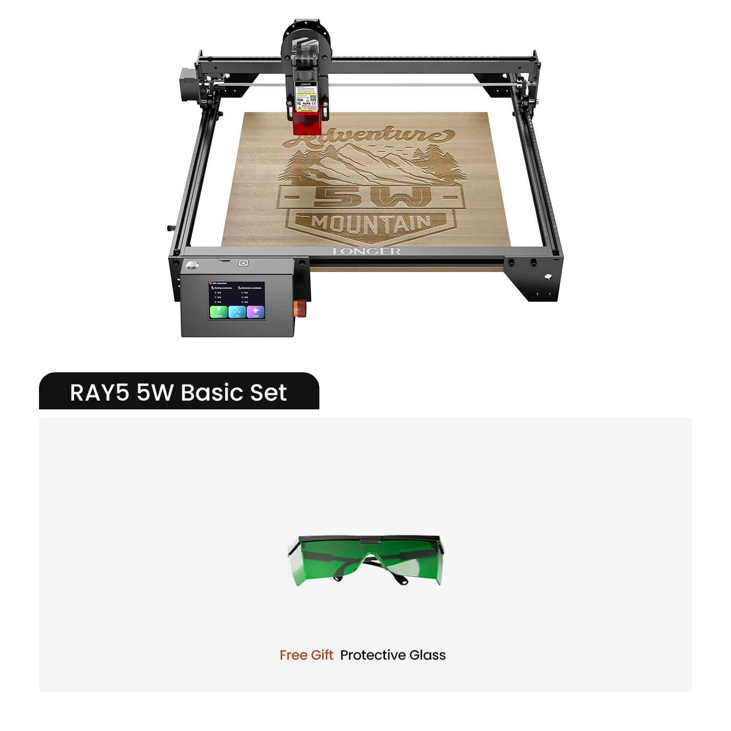 Längerer Ray5 5W Lasergravierer