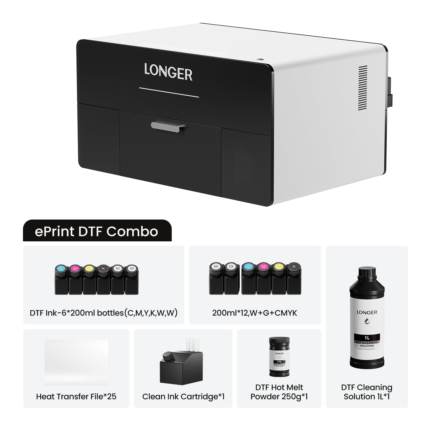 Longer ePrint Dual-head UV Printer