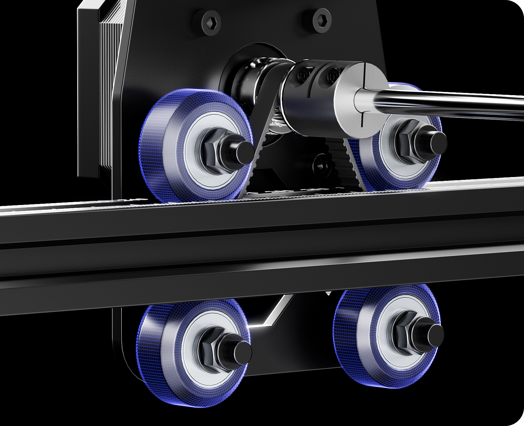 Features Four Pulleys